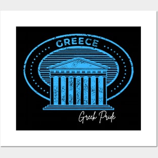 Greek Stamp Posters and Art